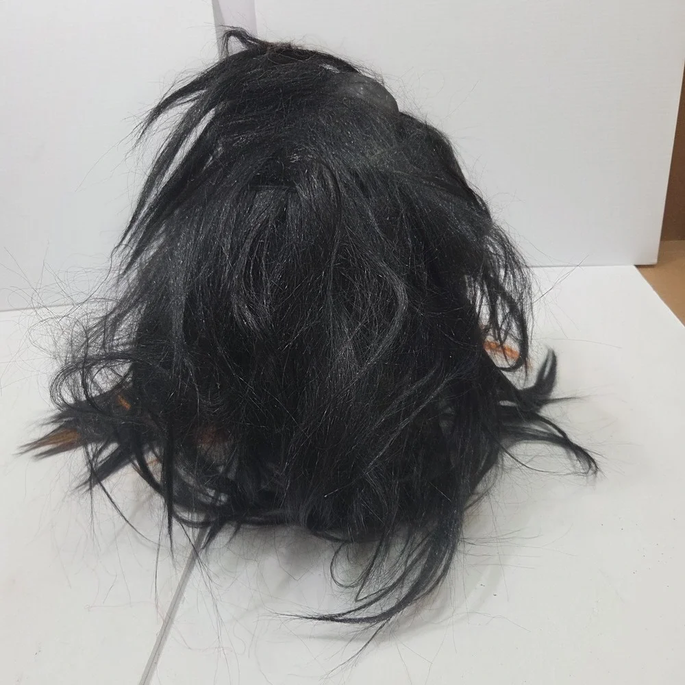Vintage Halloween The Paper Magic Group Green Shrunken Head Mask Y2K Latex 2002